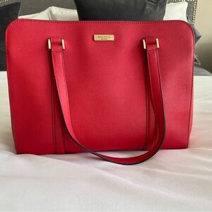 Kate Spade Vibrant Red Tote Bag